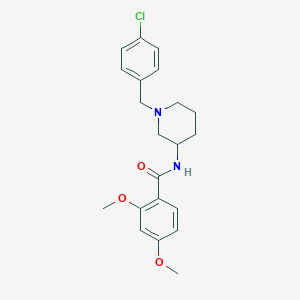 N-[1-(4-chlorobenzyl)-3-piperidinyl]-2,4-dimethoxybenzamide