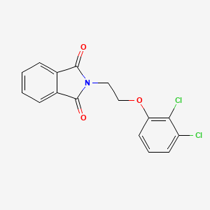 molecular formula C16H11Cl2NO3 B4908227 2-[2-(2,3-Dichlorophenoxy)ethyl]isoindole-1,3-dione 