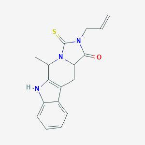 2-allyl-5-methyl-3-thioxo-2,3,5,6,11,11a-hexahydro-1H-imidazo[5',1':6,1]pyrido[3,4-b]indol-1-one