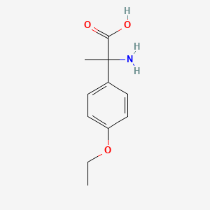 molecular formula C11H15NO3 B4908252 2-(4-ethoxyphenyl)alanine 