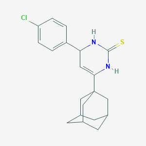 6-(1-adamantyl)-4-(4-chlorophenyl)-3,4-dihydro-2(1H)-pyrimidinethione