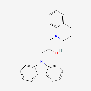 molecular formula C24H24N2O B4908324 1-(9H-carbazol-9-yl)-3-(3,4-dihydro-1(2H)-quinolinyl)-2-propanol 