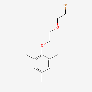 2-[2-(2-bromoethoxy)ethoxy]-1,3,5-trimethylbenzene