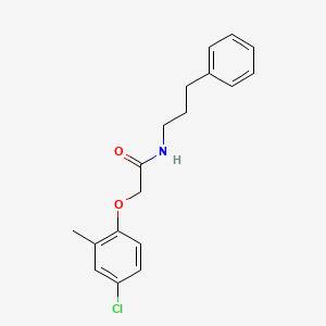 2-(4-chloro-2-methylphenoxy)-N-(3-phenylpropyl)acetamide