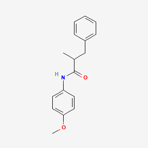 N-(4-methoxyphenyl)-2-methyl-3-phenylpropanamide