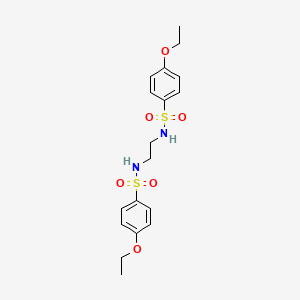 4-ethoxy-N-[2-[(4-ethoxyphenyl)sulfonylamino]ethyl]benzenesulfonamide