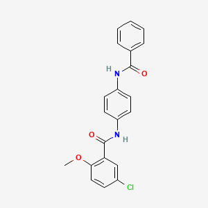 N-(4-benzamidophenyl)-5-chloro-2-methoxybenzamide