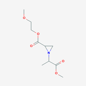 2-Methoxyethyl 1-(1-methoxy-1-oxopropan-2-yl)aziridine-2-carboxylate