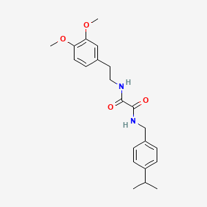 N-[2-(3,4-dimethoxyphenyl)ethyl]-N'-(4-isopropylbenzyl)ethanediamide