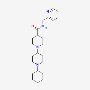 1'-cyclohexyl-N-(2-pyridinylmethyl)-1,4'-bipiperidine-4-carboxamide