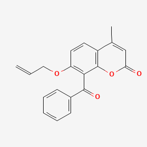 8-Benzoyl-4-methyl-7-(prop-2-EN-1-yloxy)-2H-chromen-2-one