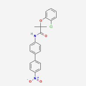 2-(2-chlorophenoxy)-2-methyl-N-(4'-nitrobiphenyl-4-yl)propanamide