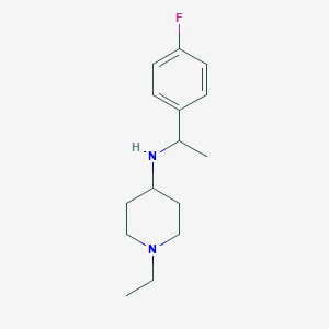 1-ethyl-N-[1-(4-fluorophenyl)ethyl]piperidin-4-amine