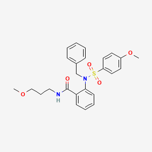 2-{benzyl[(4-methoxyphenyl)sulfonyl]amino}-N-(3-methoxypropyl)benzamide