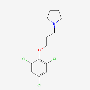 1-[3-(2,4,6-trichlorophenoxy)propyl]pyrrolidine