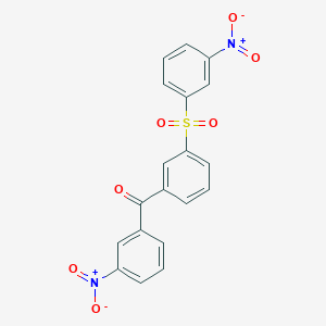 (3-nitrophenyl){3-[(3-nitrophenyl)sulfonyl]phenyl}methanone