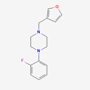 1-(2-fluorophenyl)-4-(3-furylmethyl)piperazine