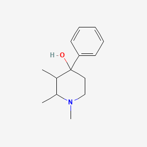 1,2,3-Trimethyl-4-phenylpiperidin-4-ol