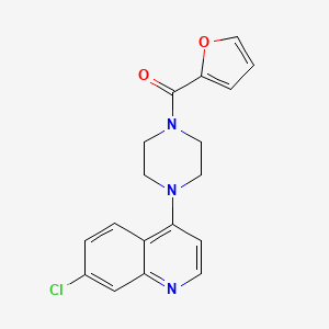 7-chloro-4-[4-(2-furoyl)-1-piperazinyl]quinoline