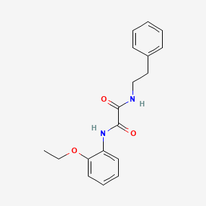 N-(2-ethoxyphenyl)-N'-(2-phenylethyl)ethanediamide