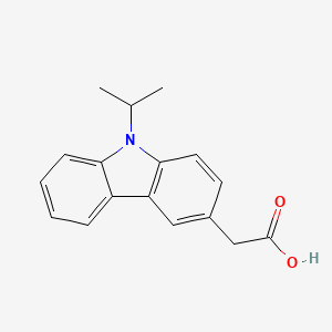 2-(9-Propan-2-ylcarbazol-3-yl)acetic acid