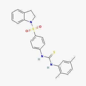 N-[4-(2,3-dihydro-1H-indol-1-ylsulfonyl)phenyl]-N'-(2,5-dimethylphenyl)thiourea