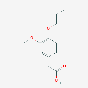 2-(3-Methoxy-4-propoxyphenyl)acetic acid