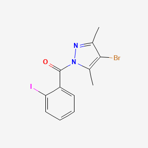 (4-bromo-3,5-dimethyl-1H-pyrazol-1-yl)(2-iodophenyl)methanone