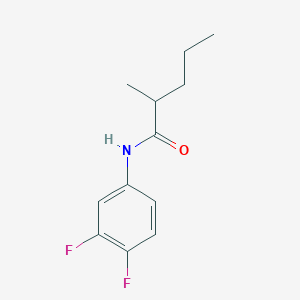 N-(3,4-difluorophenyl)-2-methylpentanamide