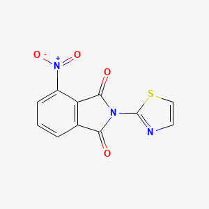 4-Nitro-2-(thiazol-2-yl)isoindoline-1,3-dione