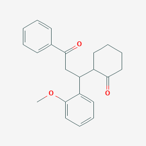 2-[1-(2-methoxyphenyl)-3-oxo-3-phenylpropyl]cyclohexanone