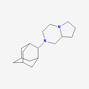 molecular formula C17H28N2 B4909094 2-(2-adamantyl)-3,4,6,7,8,8a-hexahydro-1H-pyrrolo[1,2-a]pyrazine 