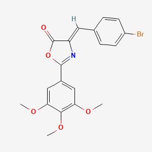 4-(4-bromobenzylidene)-2-(3,4,5-trimethoxyphenyl)-1,3-oxazol-5(4H)-one