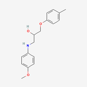 1-[(4-methoxyphenyl)amino]-3-(4-methylphenoxy)-2-propanol