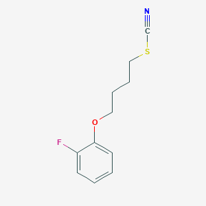 4-(2-fluorophenoxy)butyl thiocyanate