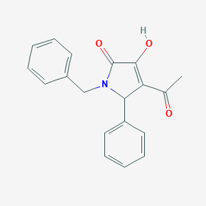 molecular formula C19H17NO3 B490926 4-acetyl-1-benzyl-3-hydroxy-5-phenyl-1,5-dihydro-2H-pyrrol-2-one CAS No. 331751-42-9