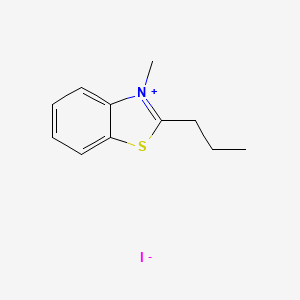 3-methyl-2-propyl-1,3-benzothiazol-3-ium iodide