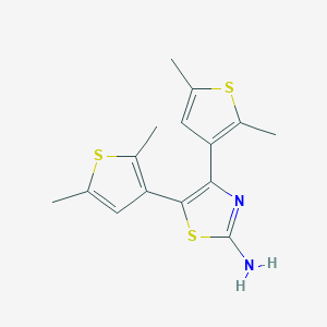 4,5-bis(2,5-dimethyl-3-thienyl)-1,3-thiazol-2-amine