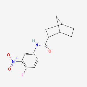 N-(4-fluoro-3-nitrophenyl)bicyclo[2.2.1]heptane-2-carboxamide