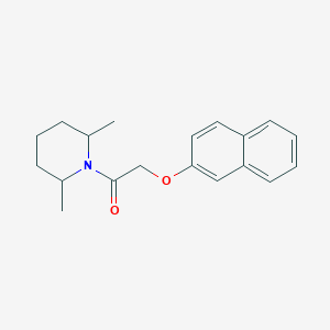 1-(2,6-Dimethylpiperidin-1-yl)-2-naphthalen-2-yloxyethanone