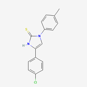 4-(4-chlorophenyl)-1-(4-methylphenyl)-1H-imidazole-2-thiol