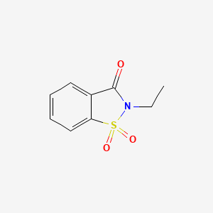 1,2-Benzisothiazol-3(2H)-one,2-ethyl-, 1,1-dioxide