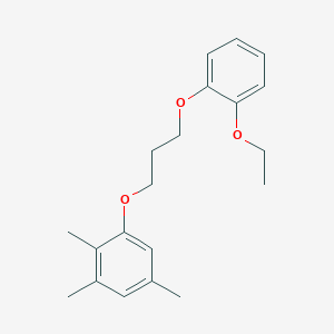 molecular formula C20H26O3 B4909591 1-[3-(2-ethoxyphenoxy)propoxy]-2,3,5-trimethylbenzene 