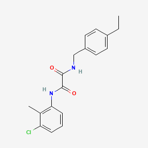 N-(3-chloro-2-methylphenyl)-N'-(4-ethylbenzyl)ethanediamide