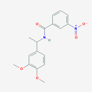 N-[1-(3,4-dimethoxyphenyl)ethyl]-3-nitrobenzamide