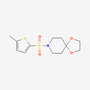 8-(5-Methylthiophen-2-yl)sulfonyl-1,4-dioxa-8-azaspiro[4.5]decane