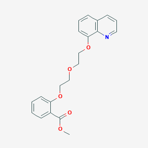 methyl 2-{2-[2-(8-quinolinyloxy)ethoxy]ethoxy}benzoate