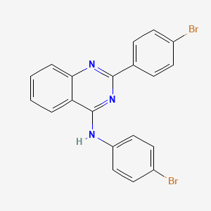 N,2-bis(4-bromophenyl)quinazolin-4-amine