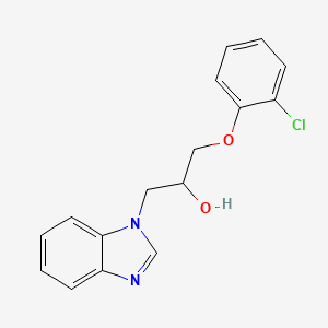 1-(benzimidazol-1-yl)-3-(2-chlorophenoxy)propan-2-ol