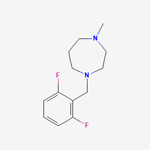 1-[(2,6-Difluorophenyl)methyl]-4-methyl-1,4-diazepane